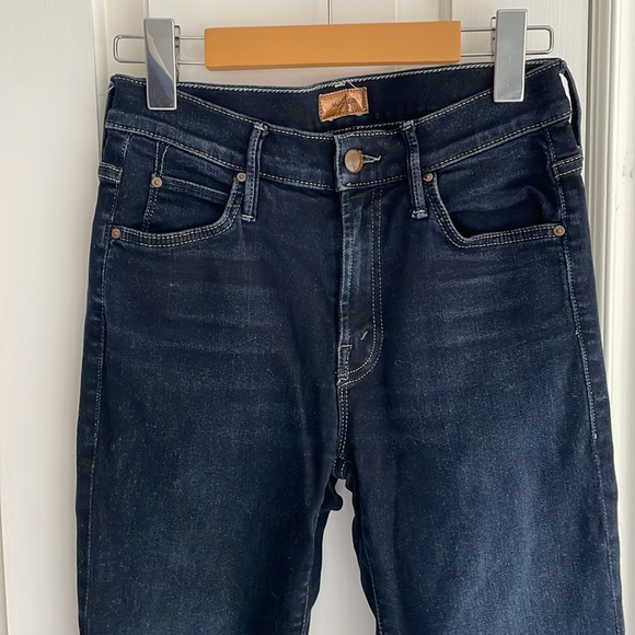 MOTHER jeans, size 24, straight leg, dark wash - Picture 2 of 10